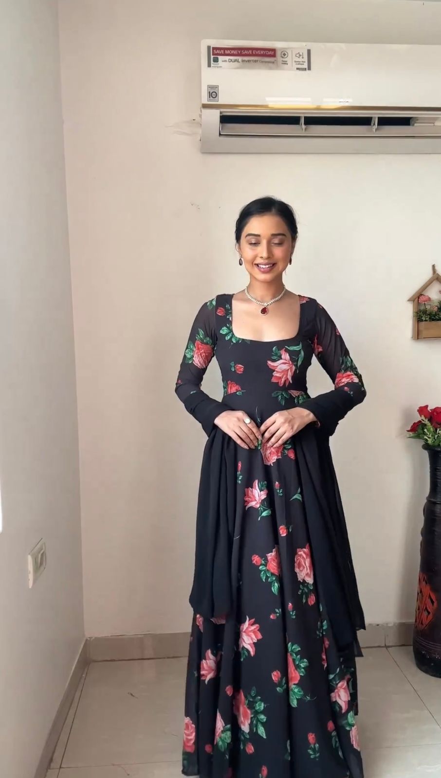 Black Anarkali Dress Indian Dress – Saffronfashionindia